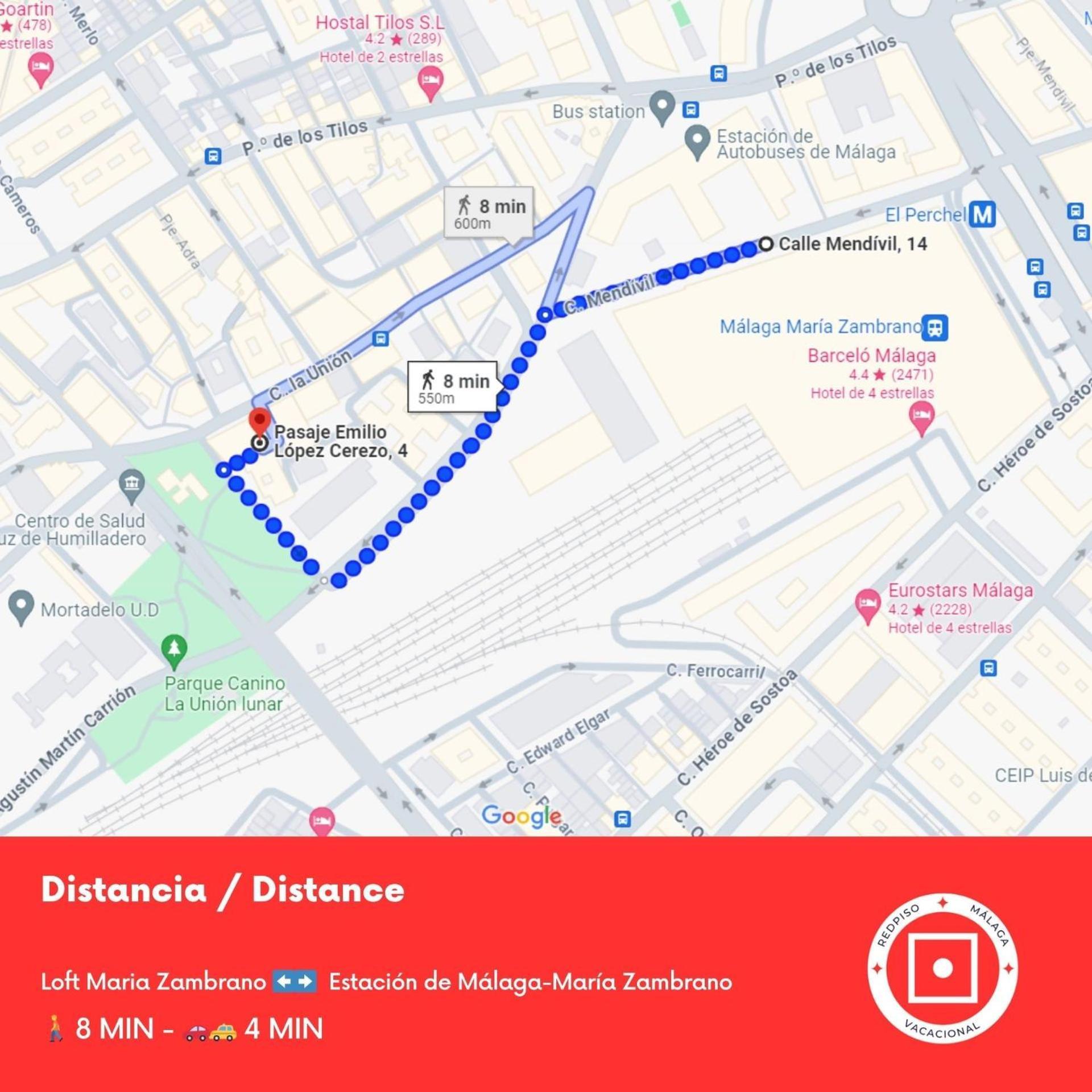Estudio Maria Zambrano A Pasos De La Estacion 말라가 외부 사진